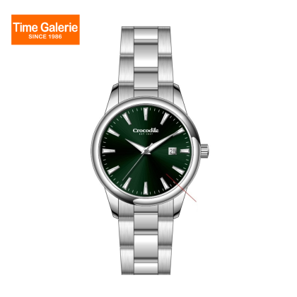 Crocodile CRDW6932.368A Green Dial Analog Stainless Steel Band Women Watch